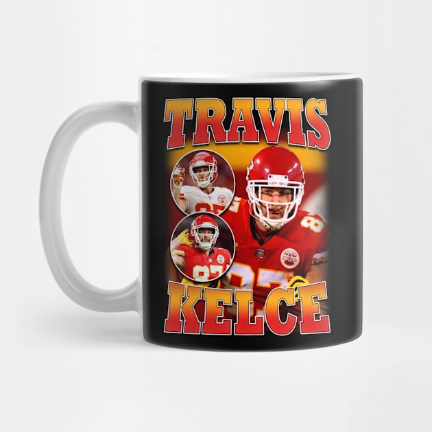 Travis Kelce Vintage Bootleg by bmbg trian